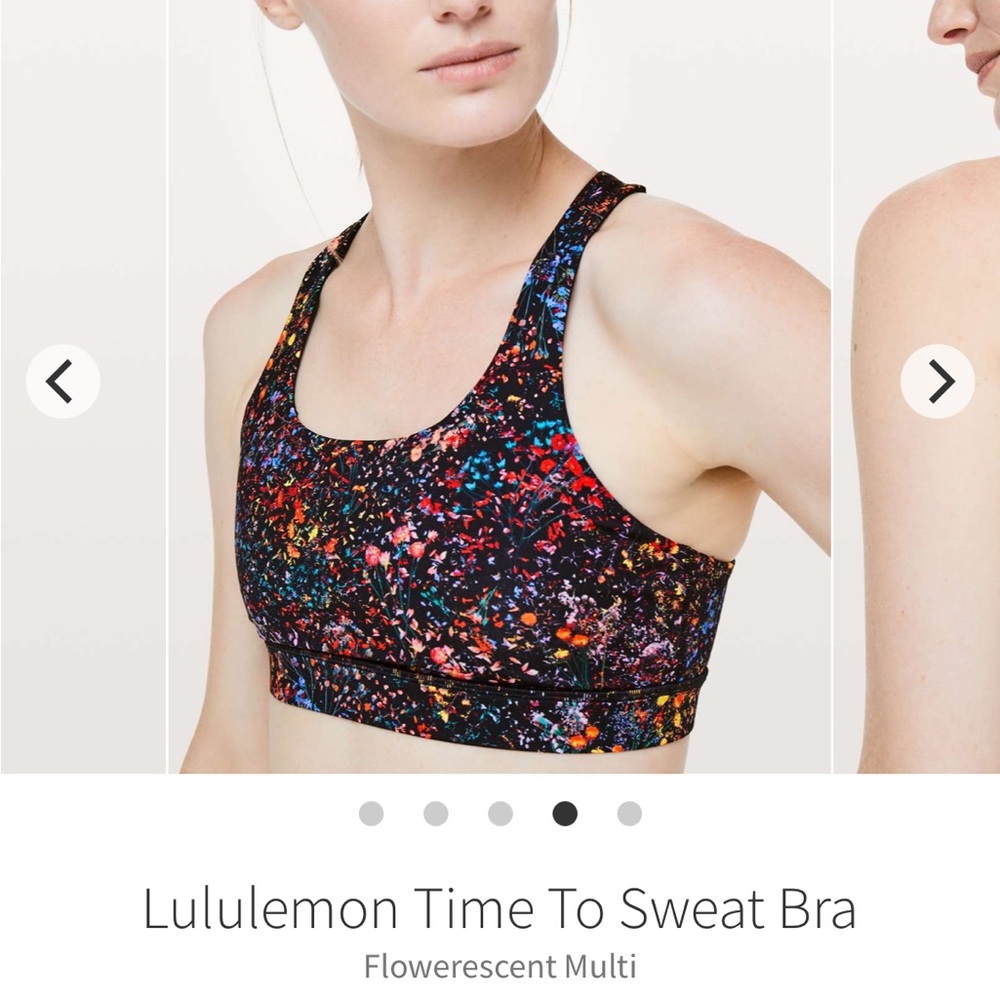 Lululemon time to sweat sports bra size 10